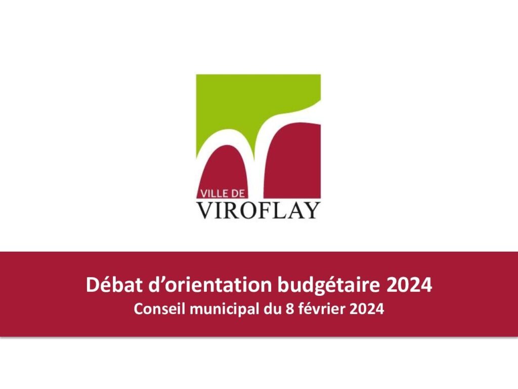 Image du document Débat d’orientation budgétaire 2024 – Ville